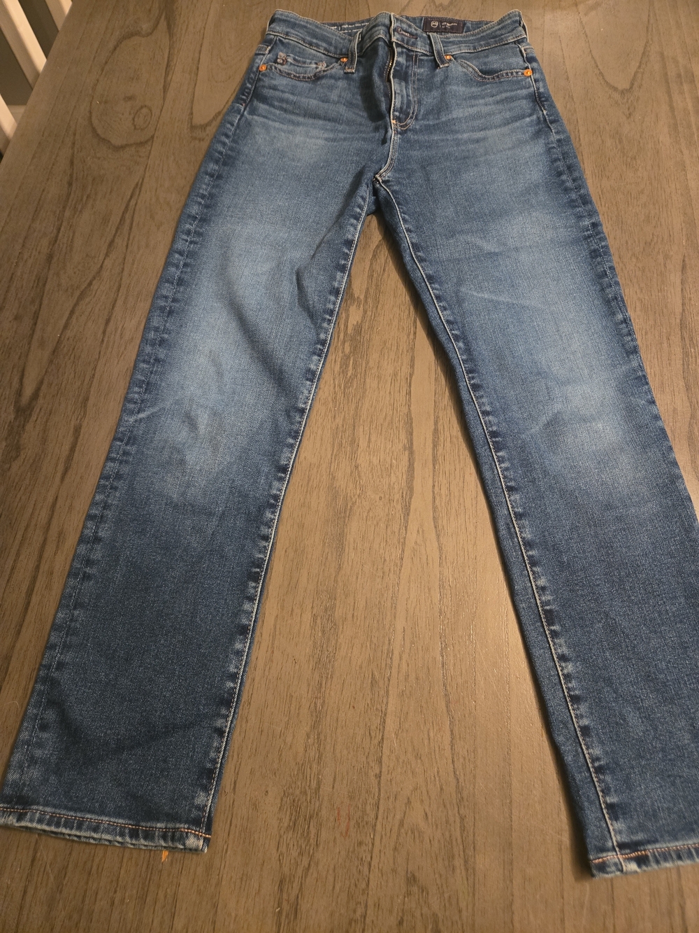 Women's Size 25 Adriano Goldschmied Jeans Mari High Rise Slim Straight Blue